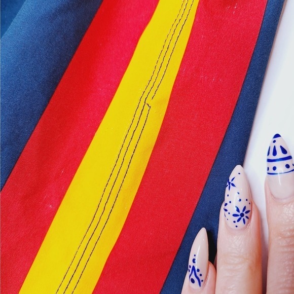 Fair Harbor Retro Men's Swim Trunks 36 Swimsuit 9" Stripe Board Shorts No Liner - Picture 4 of 8